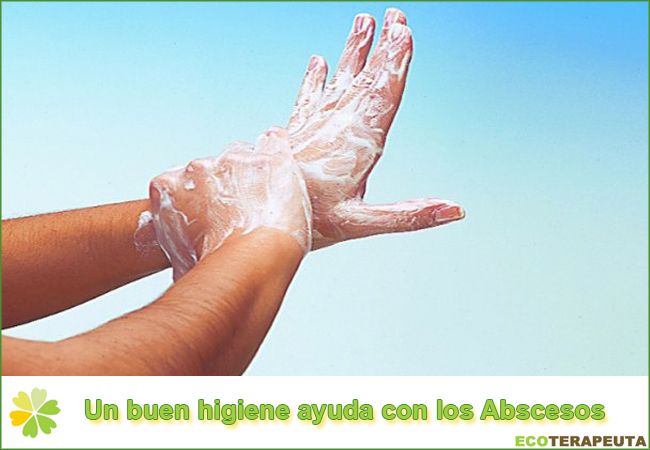 Higiene para prevenir abscesos