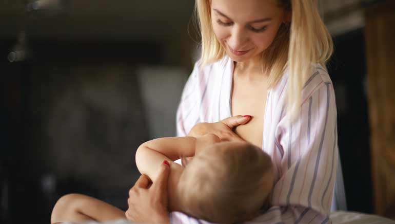 El éxito de la lactancia materna